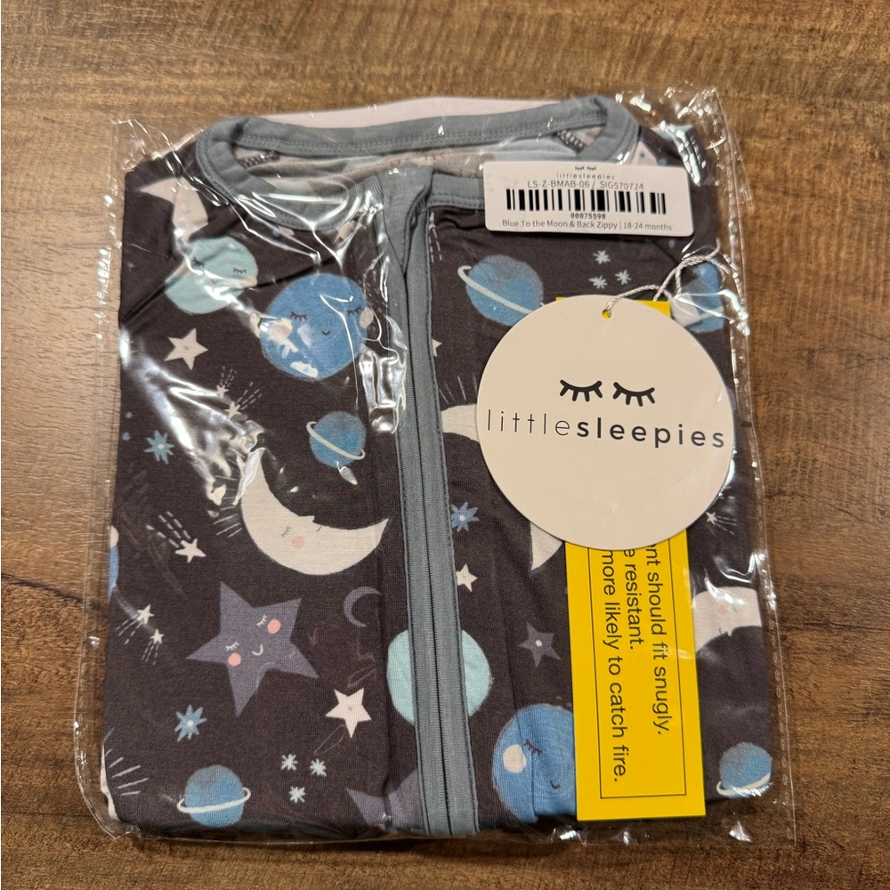 Little Sleepies Cosmic Zip Romper Sleeper